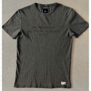 Lindbergh T‎ Shirt Mens Size M Short Sleeve Grey Graphic
